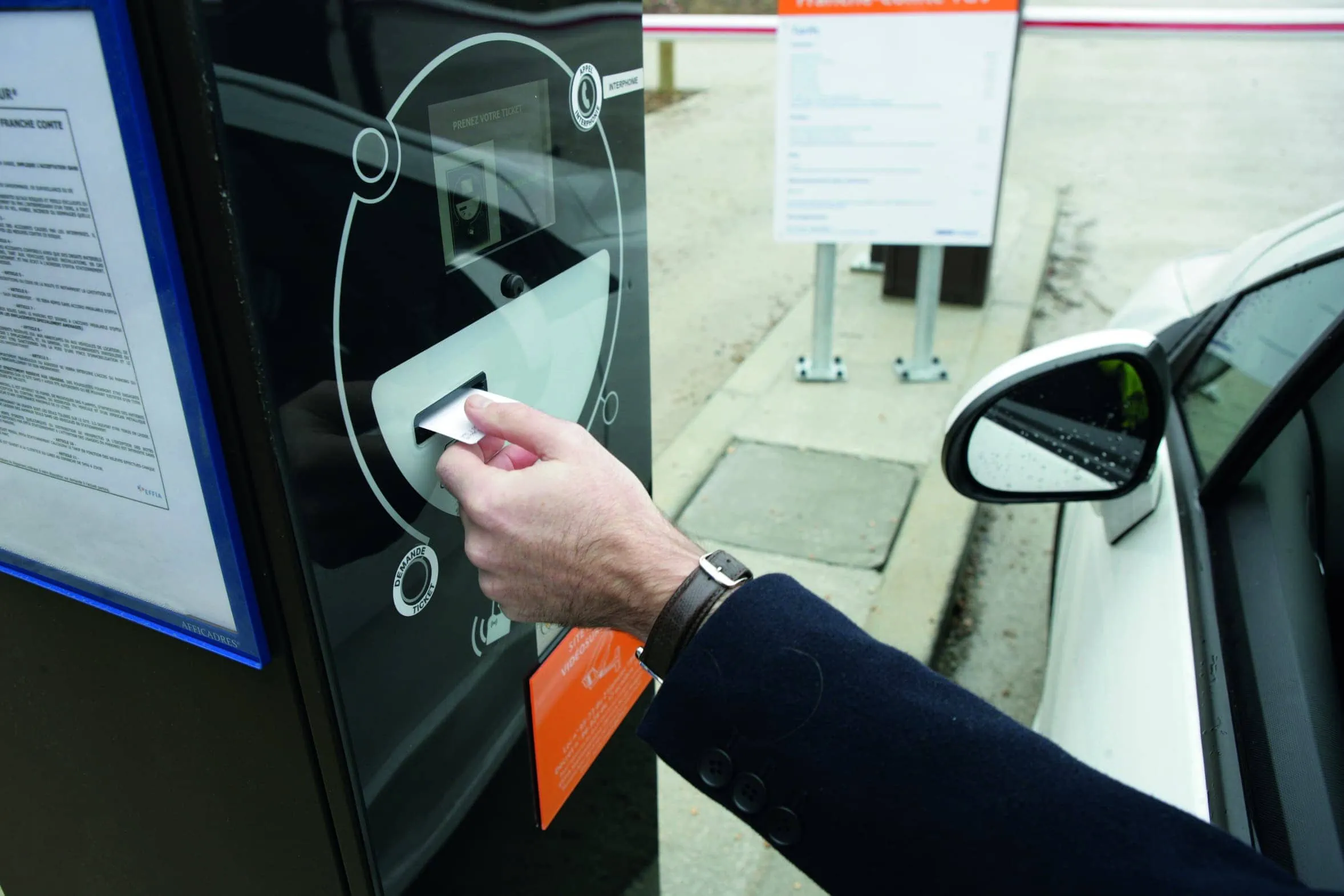 axiohm impression borne parking ticket - AXIOHM